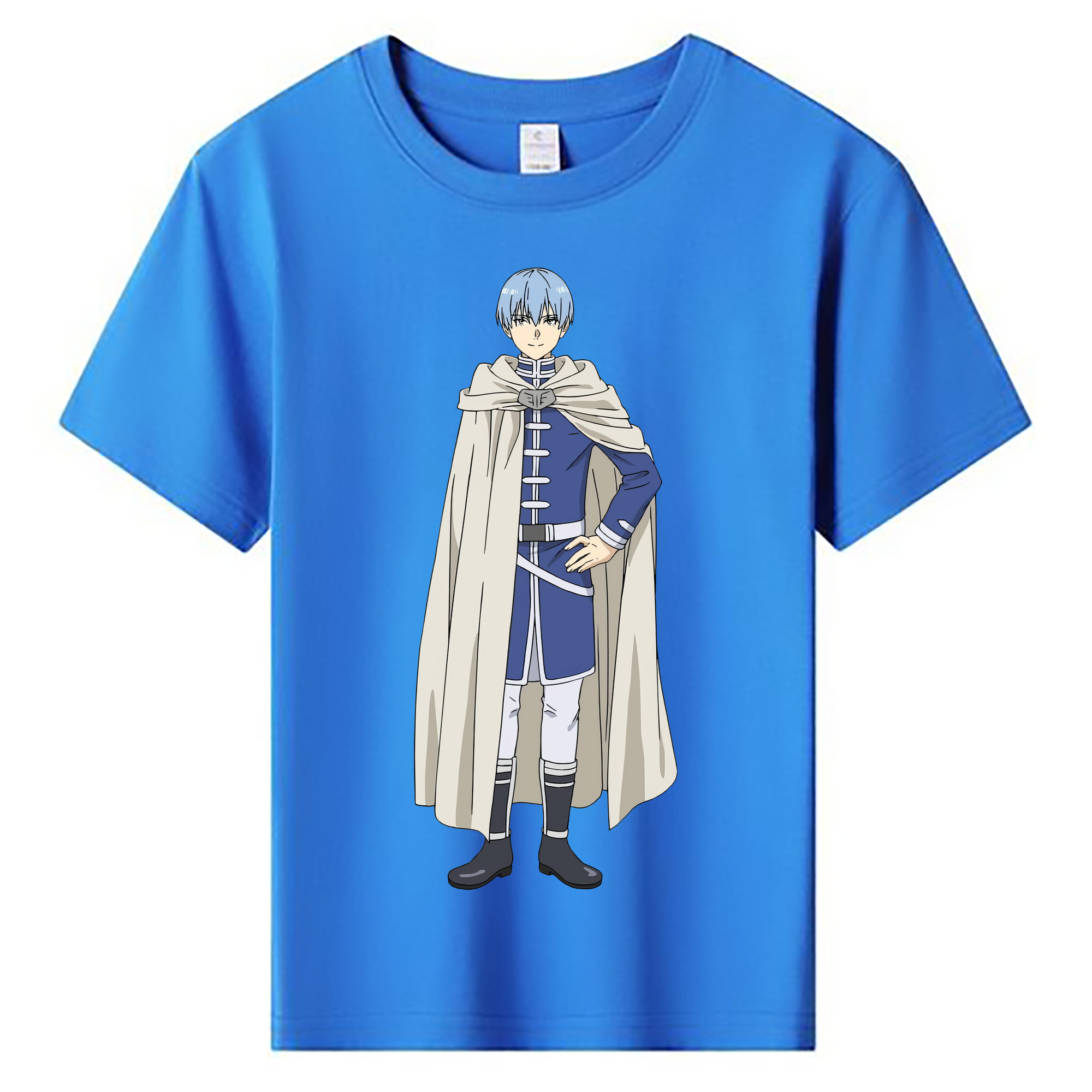 （画像用） 葬送のフリーレン Frieren 綿100％キッズTシャツ（フロントプリント）